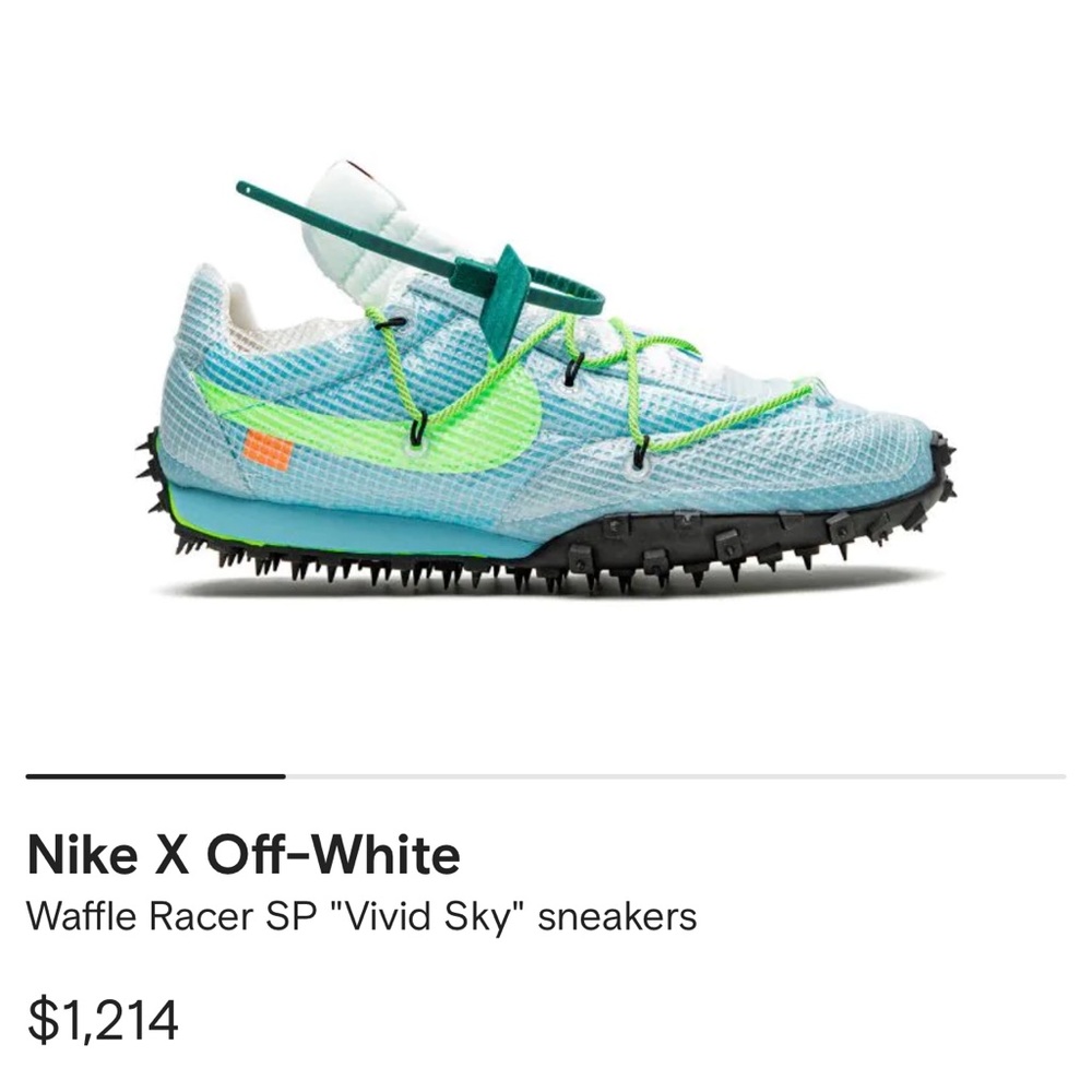 Off White Nike Waffle Racer